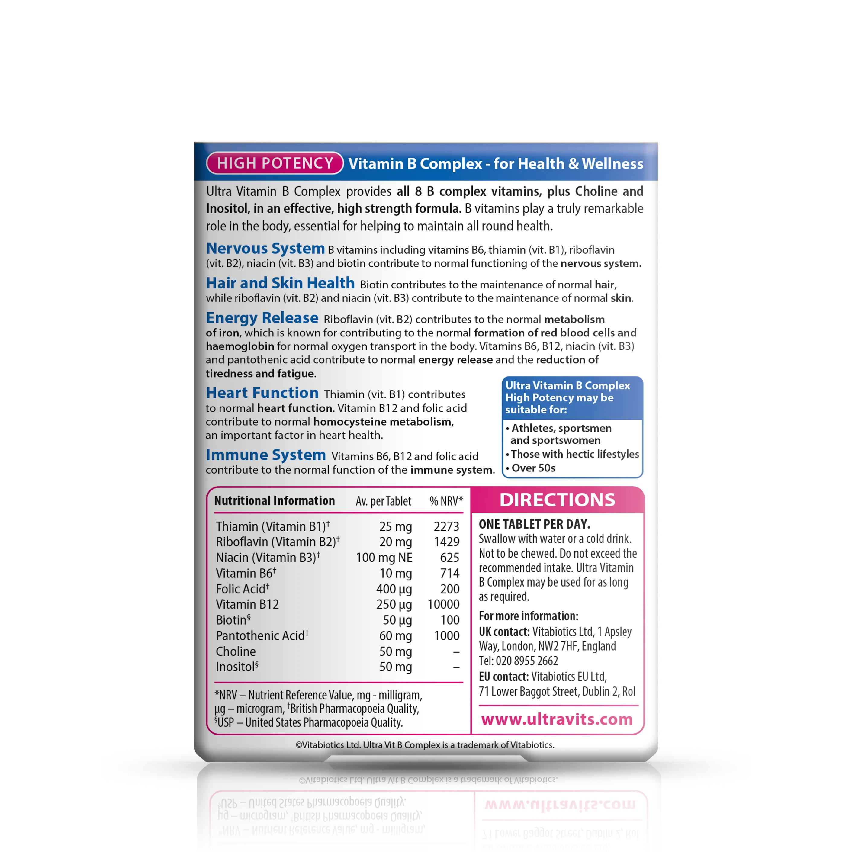 Ultra Vitamin B Complex High Potency - Image 3