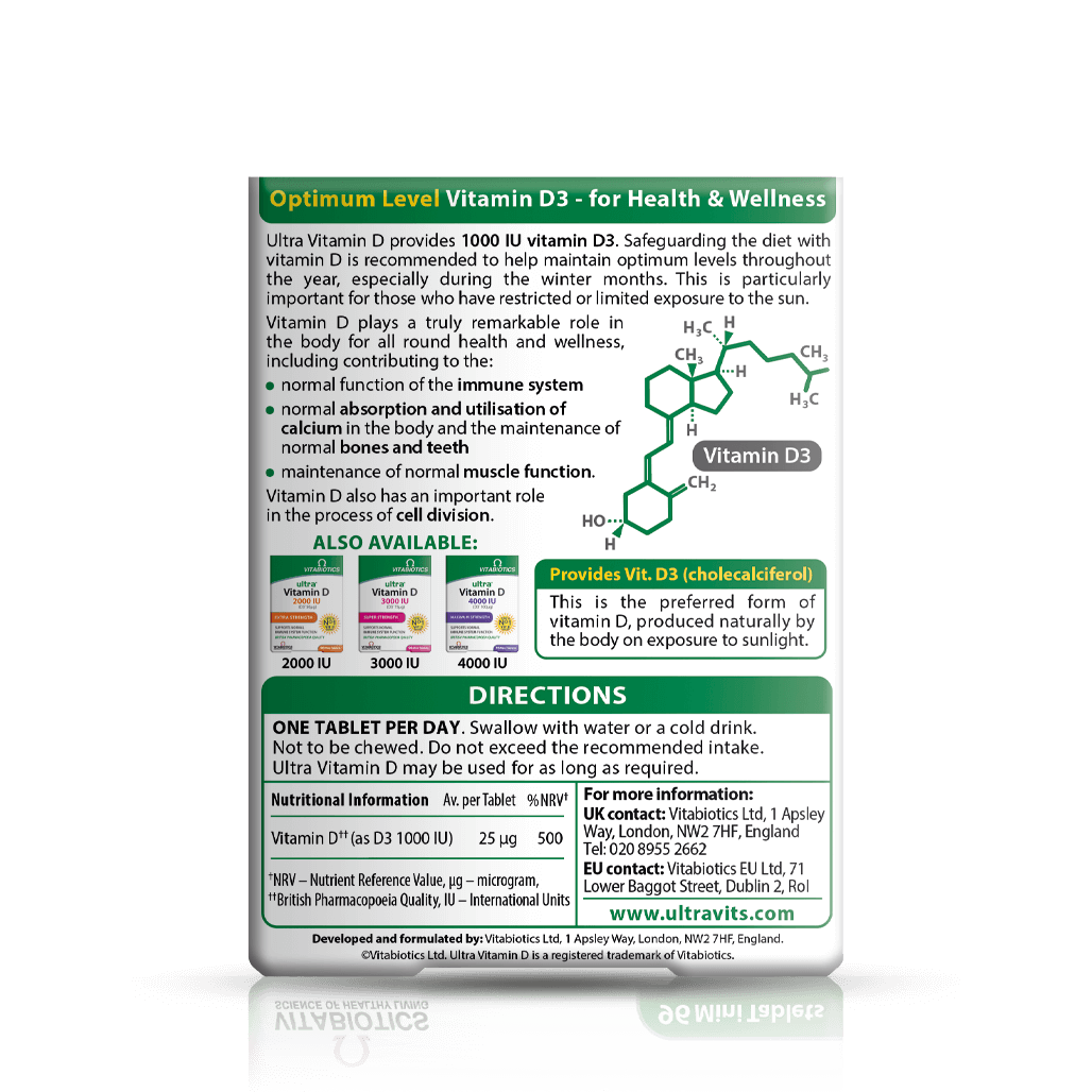 Ultra Vitamin D 1000IU - Image 3