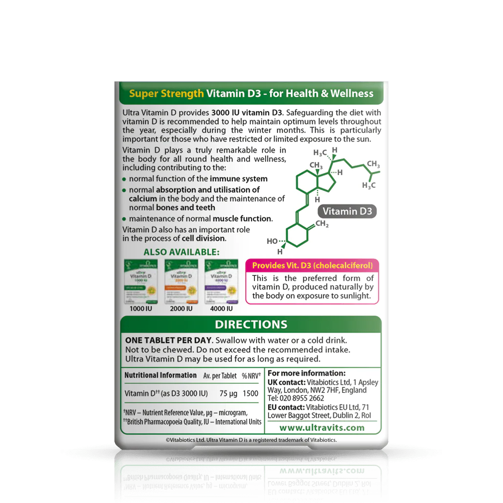 Ultra Vitamin D 3000IU - Image 3