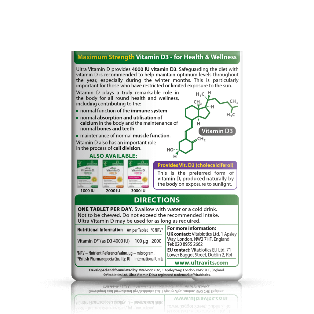 Ultra Vitamin D 4000IU - Image 3