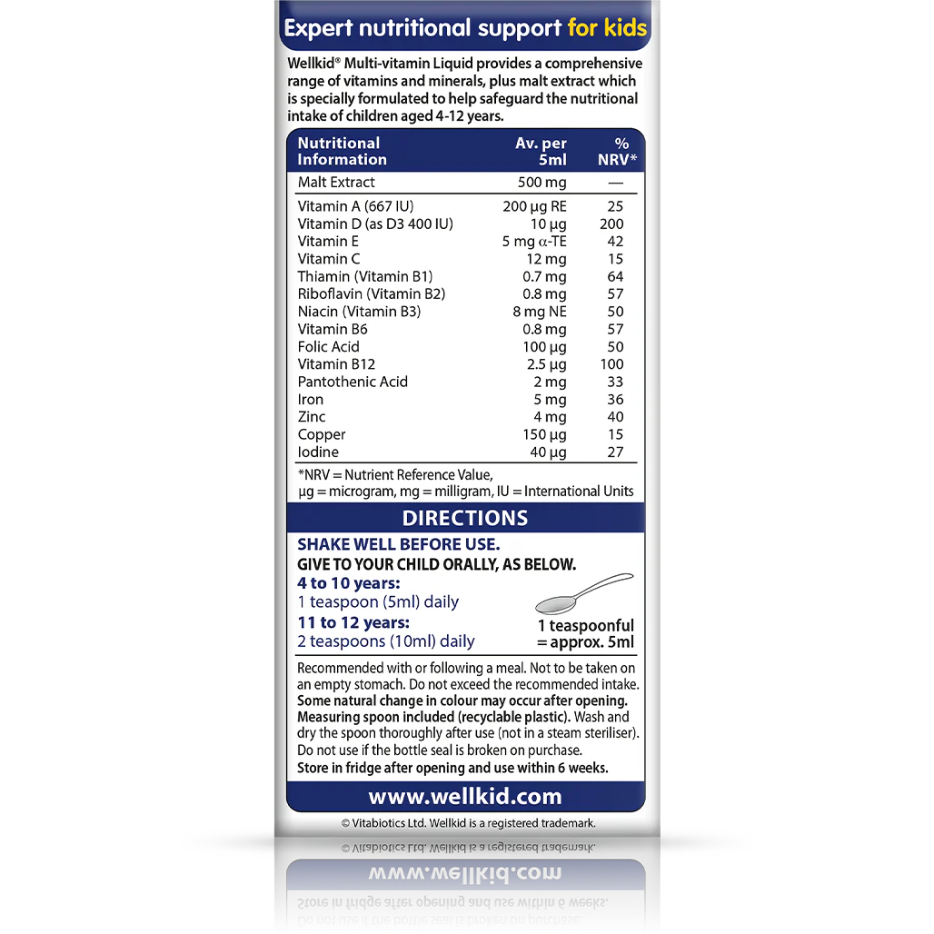 Wellkid Multi-vitamin Liquid - Image 3
